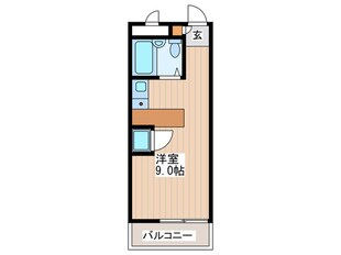 鷹の台ハイツの物件間取画像